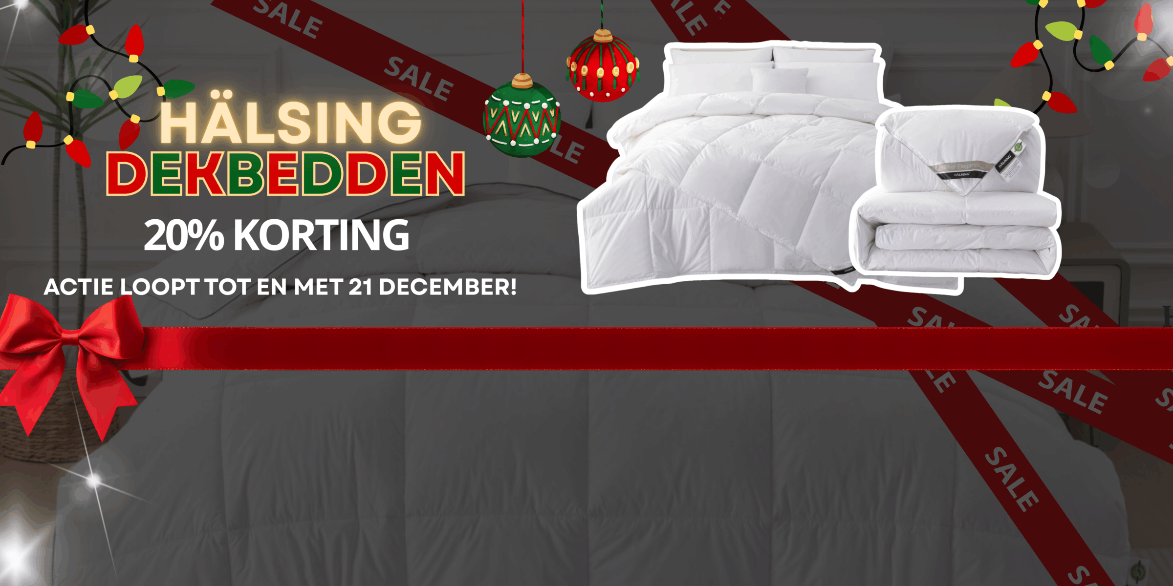 Banner dekbedden Kerst