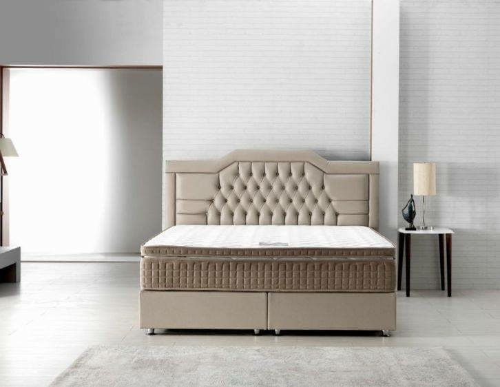 dans politicus Normaal Boxspring Royal Amhra Taupe - Slaapcentrum