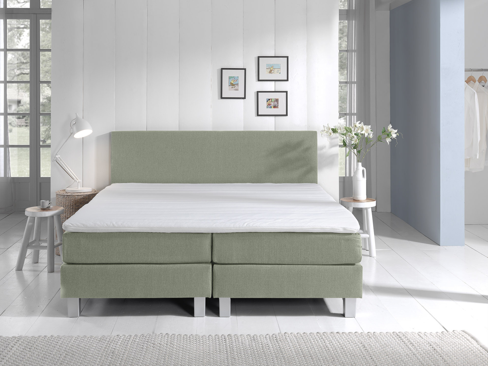 Boxspring Eefje - Groen -