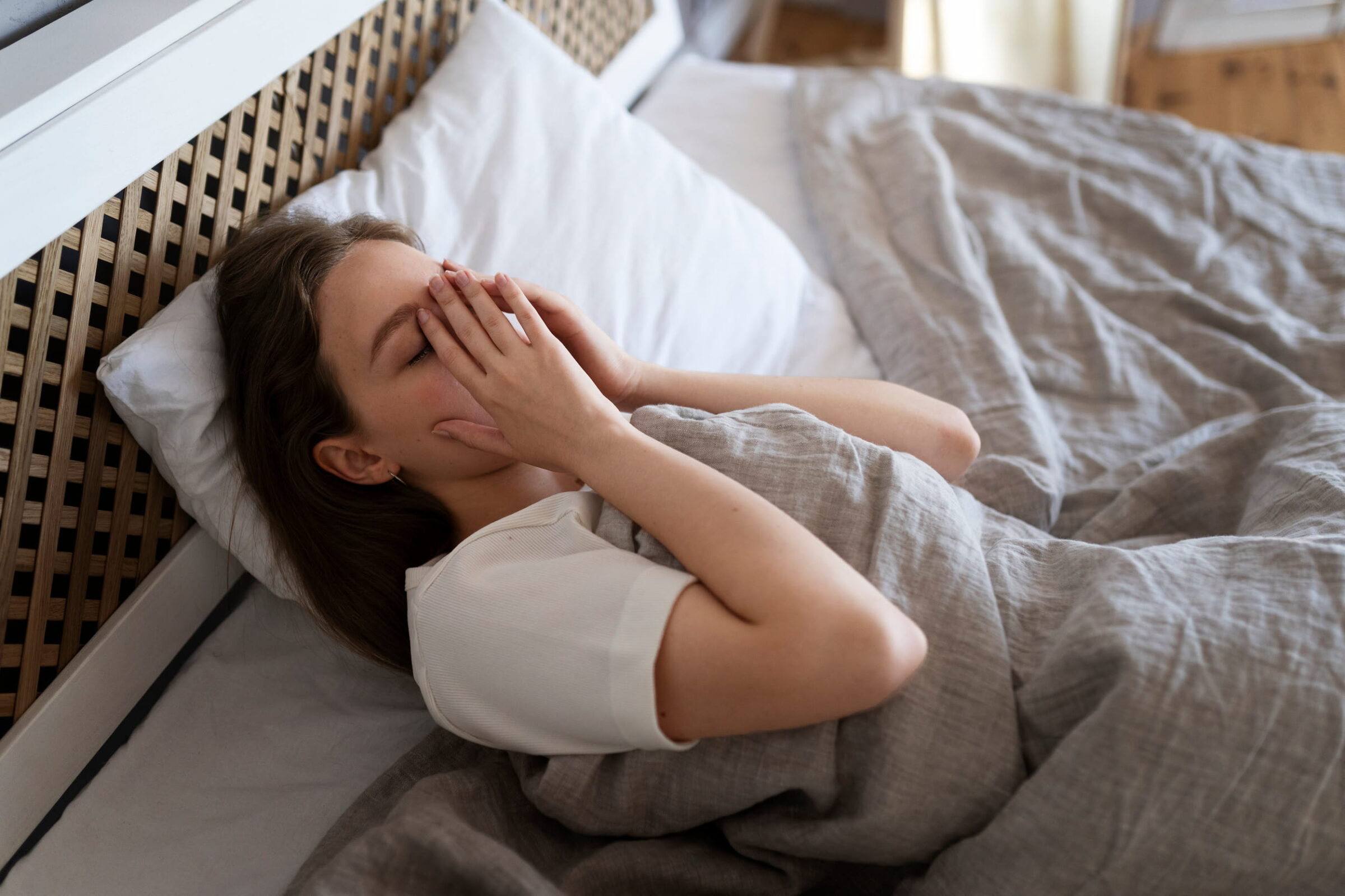 slecht slapen door stress